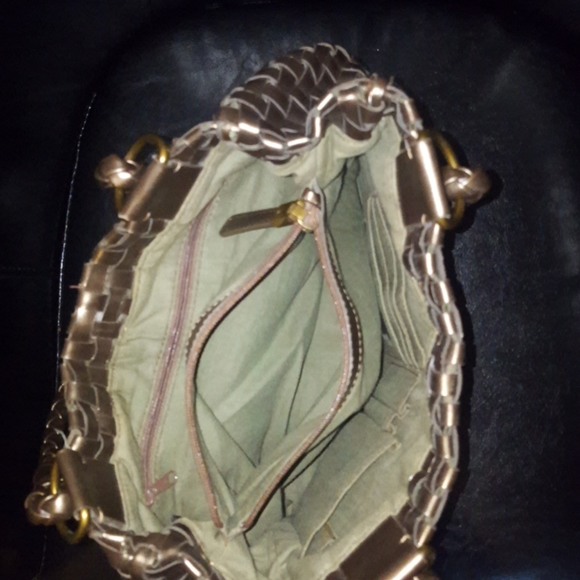 ❤NWOT Nine West Basket Weave Faux Leather Handbag❤ - Picture 9 of 10